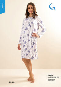 CAMICIA NOTTE M/L DONNA Z50054 Tellini S.r.l. Ingrosso Abbigliamento